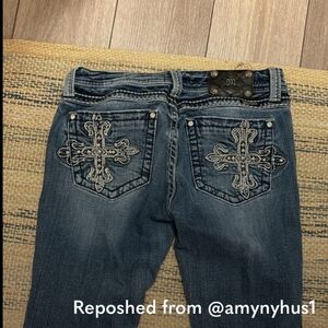 Miss Me boot cut jeans size 31
